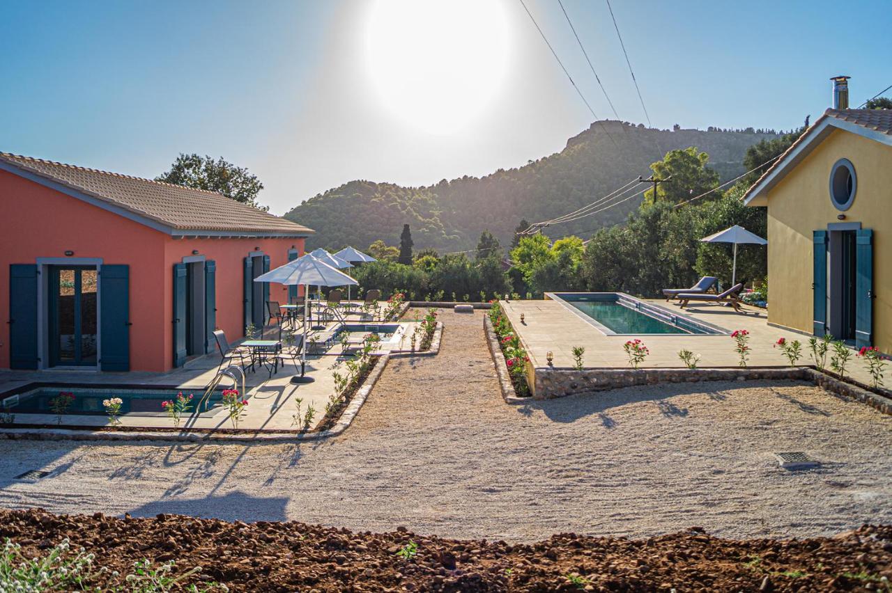Throisma Studios With Private Pool & Parking Asos Eksteriør billede