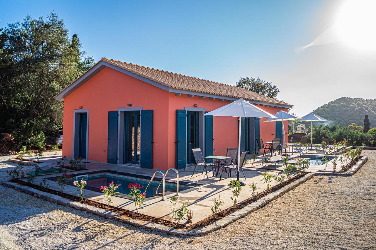 Throisma Studios With Private Pool & Parking Asos Eksteriør billede