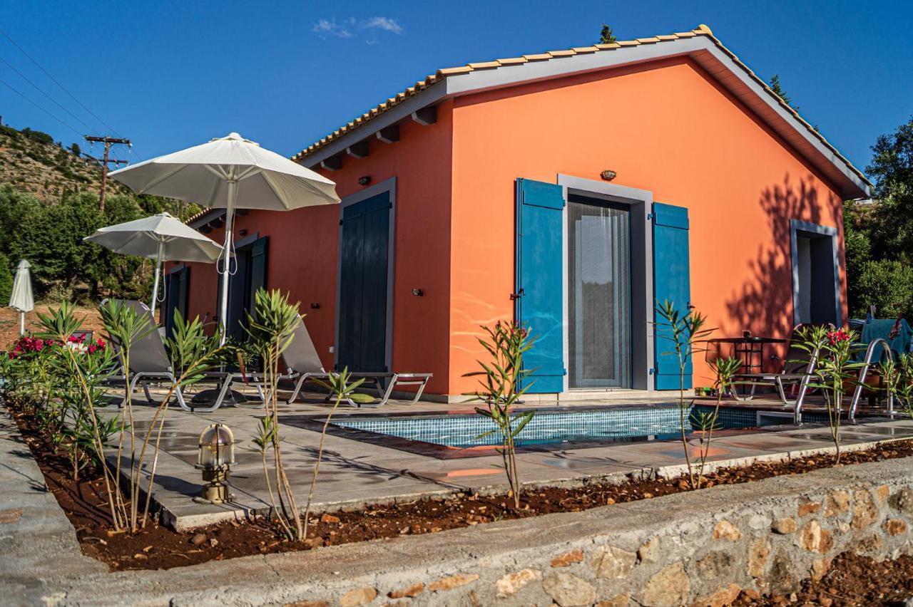 Throisma Studios With Private Pool & Parking Asos Eksteriør billede